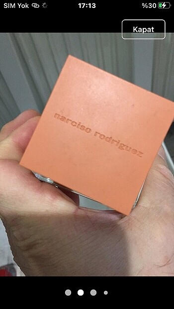 Narciso Rodriguez 90 ml orjinal iade garantilidir