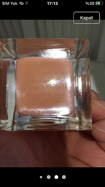 Beden Renk 90 ml orjinal iade garantilidir