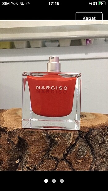 90 ml orjinal iade garantilidir kapaksız