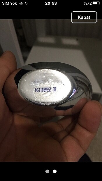 Calvin Klein 100 ml orjinal iade garantilidir kapaksız