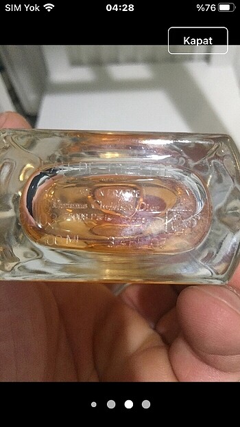  Beden Renk 100 ml orjinal iade garantilidir