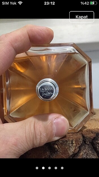 Lancome 100 ml orjinal iade garantilidir kapaksız