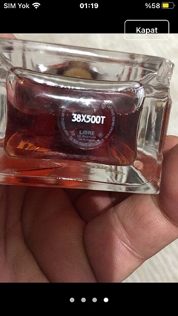 Beden Renk 90 ml orjinal iade garantilidir
