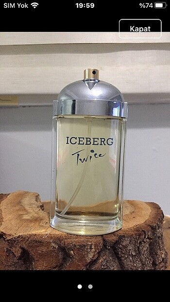 100 ml orjinal iade garantilidir kapaksız