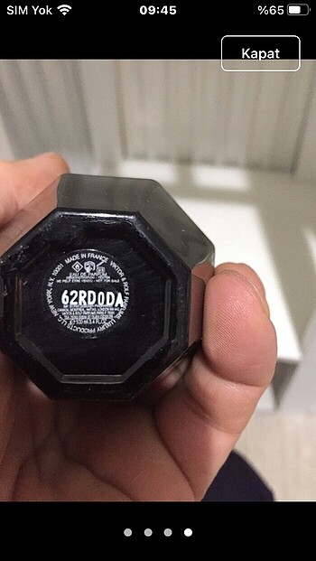  Beden Renk 100 ml orjinal iade garantilidir kapaksız
