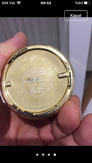Beden Renk 100 ml orjinal iade garantilidir kapaksız