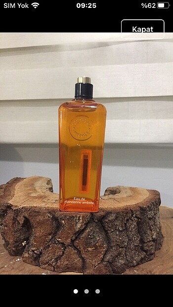 100 ml orjinal iade garantilidir kapaksız
