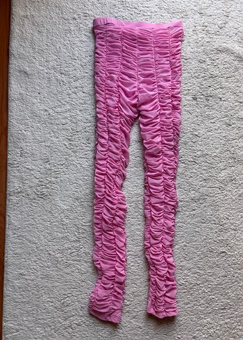 Kikiriki Pembe Pliseli Kikiriki tayt