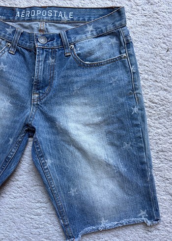 29 Beden Aeropostale Mavi Rahat Kesim Mini Denim Şort