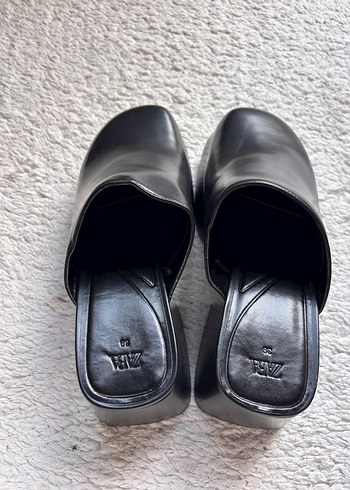 Siyah Platform Topuklu Kadın Ayakkabı - Görsel 7