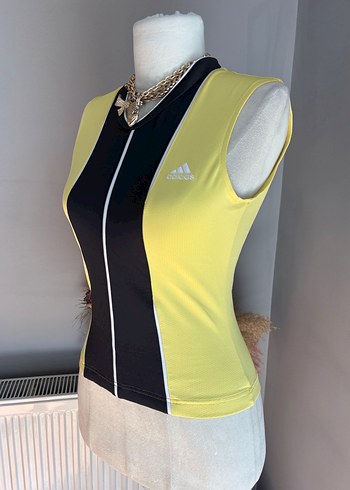 Adidas Adidas Sarı Siyah Fermuarlı Kadın Atlet