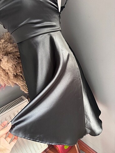 Zara Asimetrik Kesim Zara Straplez Elbise