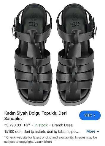 Desa Deri Platform Sandalet