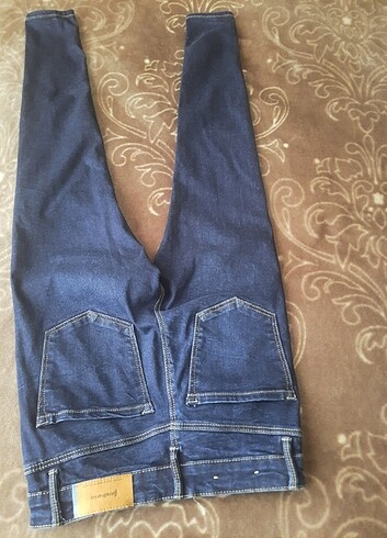 xs Beden Stradivarius skinny low waist lacivert