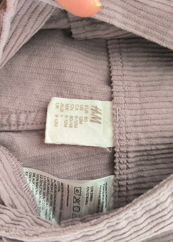 Kız Çocuk Pastel Mor Düğmeli Salopet - Görsel 3