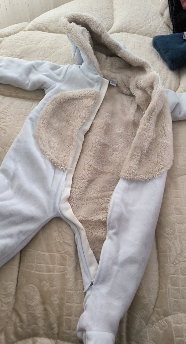 Peluş Detaylı  Bebek Tulumu - Görsel 4