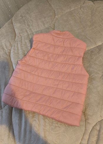 Kız Çocuk Bej Fermuarlı Yelek - Görsel 2