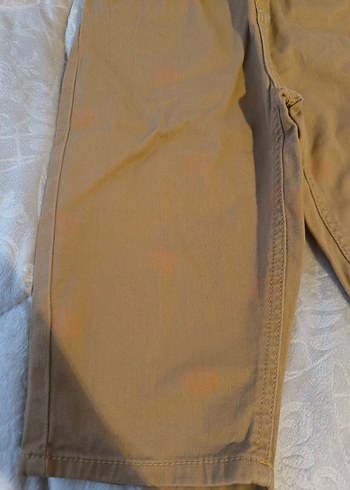 Erkek Çocuk Bej Bol Kesim Keten Pantolon - Görsel 2