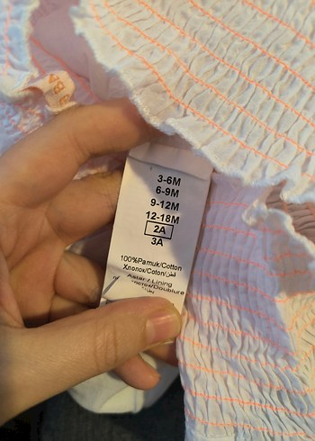 Beyaz Nakışlı Bohem Kız Elbisesi - Görsel 2