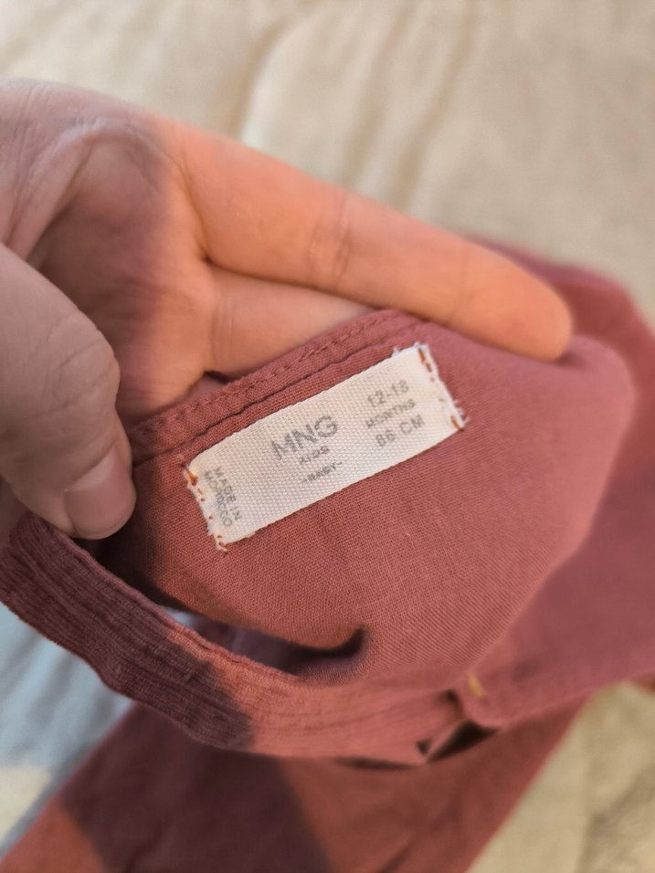 Çocuk Kahverengi Rahat Tulum - Görsel 3