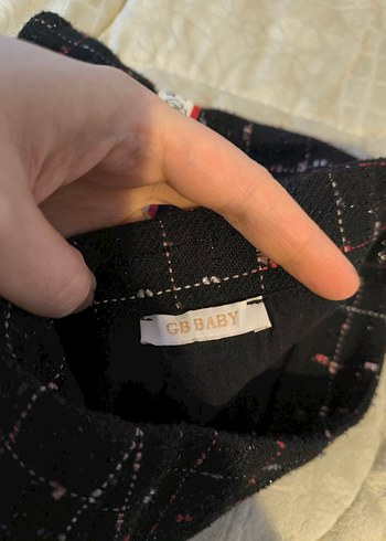 Ekose Desenli Siyah Mini Etek - Görsel 2