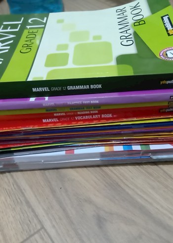 Marvel 12. Sınıf Dilbilgisi ve Kelime Kitapları