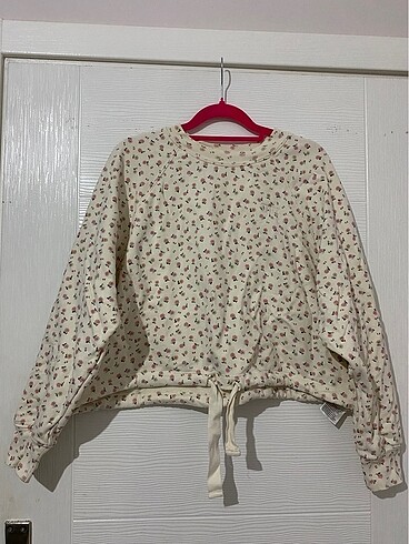 levis iki iplik çiçek desenli sweat