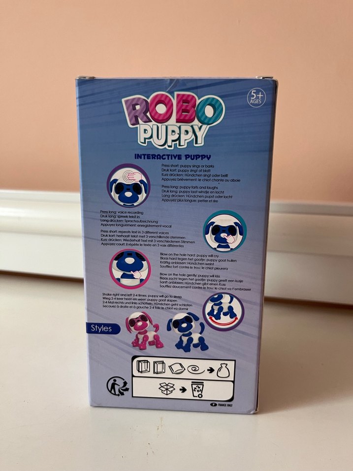 Robo Puppy İnteraktif Mavi Oyuncak Köpek - Görsel 3