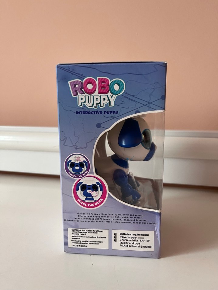 Robo Puppy İnteraktif Mavi Oyuncak Köpek - Görsel 4