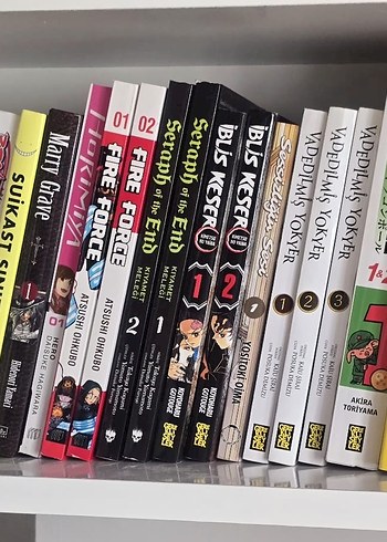 Çeşitli Manga ve Çizgi Roman Koleksiyonu