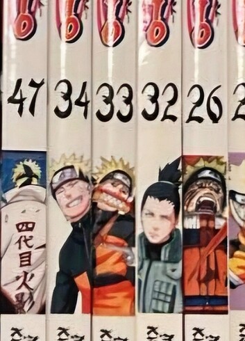 Naruto manga 47,34,33,32,26