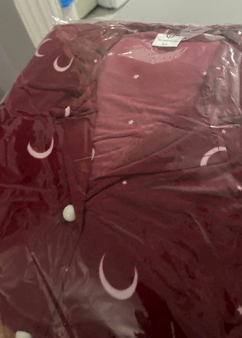 Bordo Uzun Kollu V Yaka Emzirme Sabahlığı