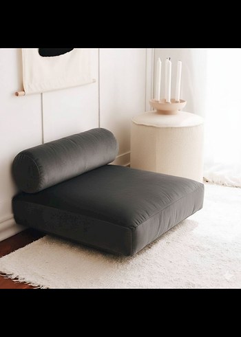 Koyu Yeşil Modern Silindir Yastık bir takım - Görsel 2