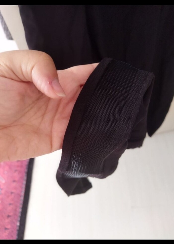 KADİN SİRTİ VE YAKASİ TAŞLİ ELBİSE - Görsel 3