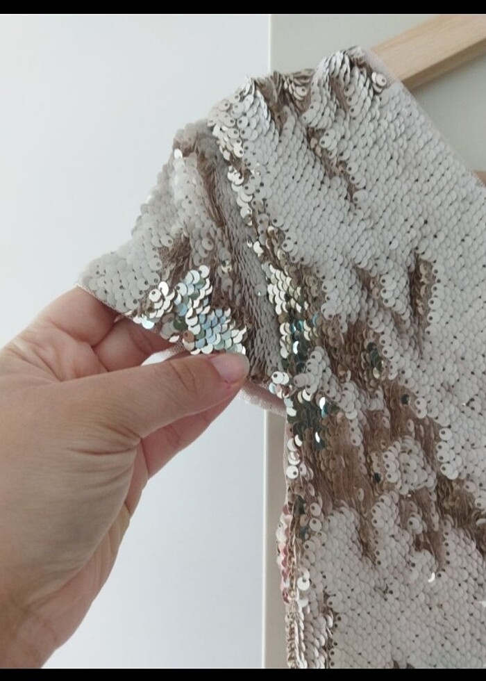 KADİN PAYETLİ ELBİSE - Görsel 5