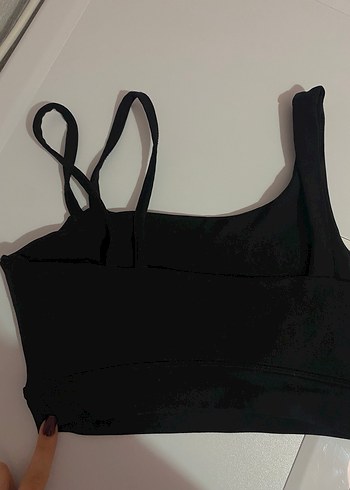 Siyah Mini Crop - Görsel 2