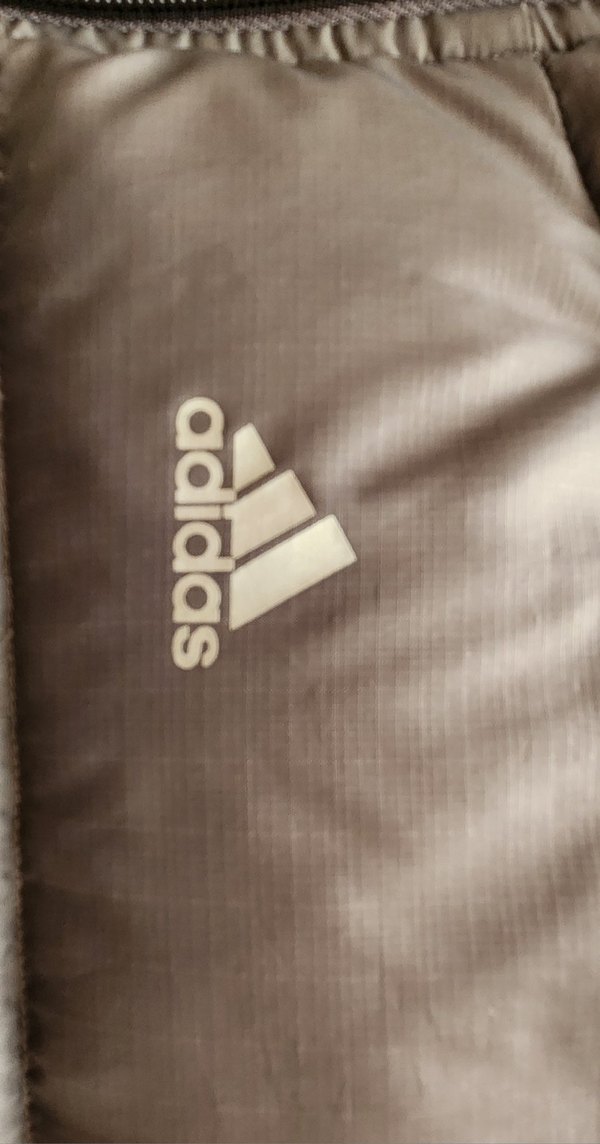 Orjinal Adidas Gri Yelek, fermuarlı, yüksek yaka - Görsel 3