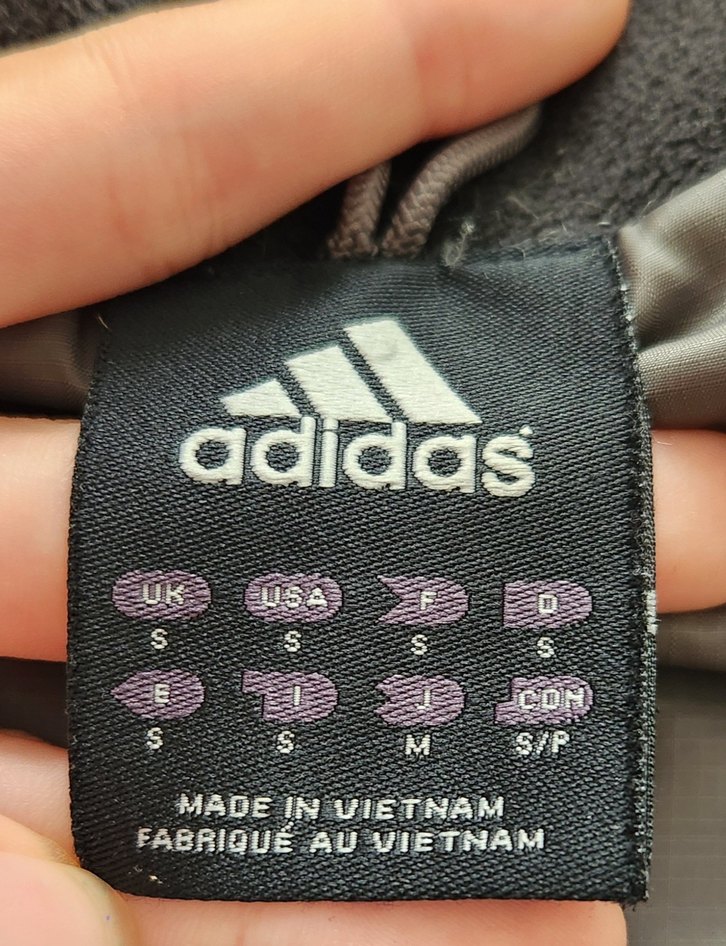 Orjinal Adidas Gri Yelek, fermuarlı, yüksek yaka - Görsel 5
