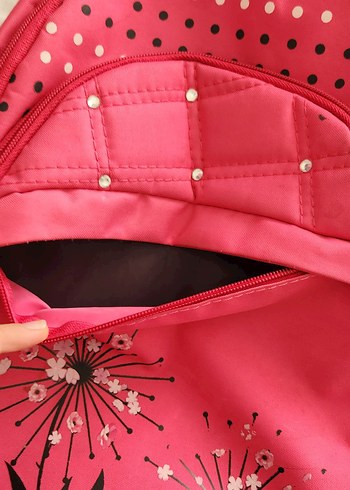 Pembe Baskılı çocuk okul Çantası - Görsel 3