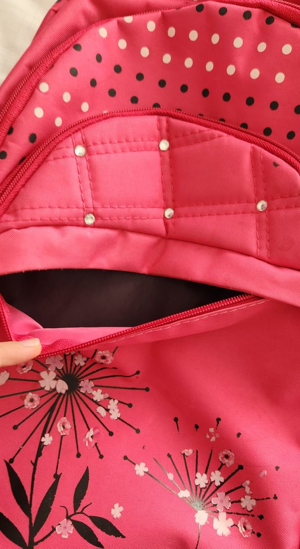 Pembe Baskılı çocuk okul Çantası - Görsel 3