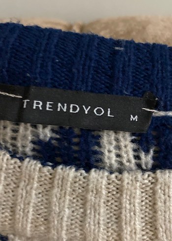 Trendyol & Milla Renkli Desenli Kadın Triko Kazak