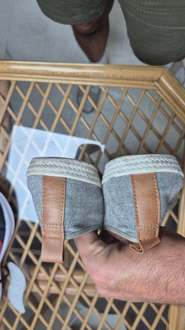 H&M Erkek Gri Denim Ayakkabı - Görsel 3