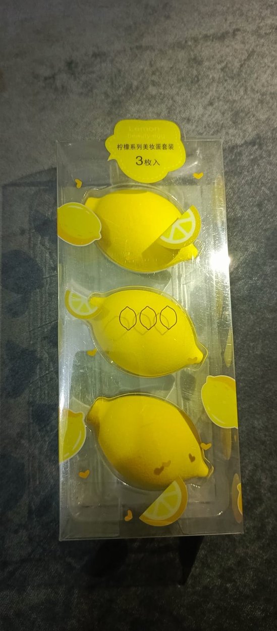 Armut limon ve şeftali Şekilli 3'lü Makyaj Süngeri - Görsel 2