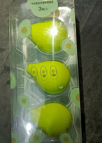 Pastel Yeşil Makyaj Süngeri 3'lü Set - Görsel 2