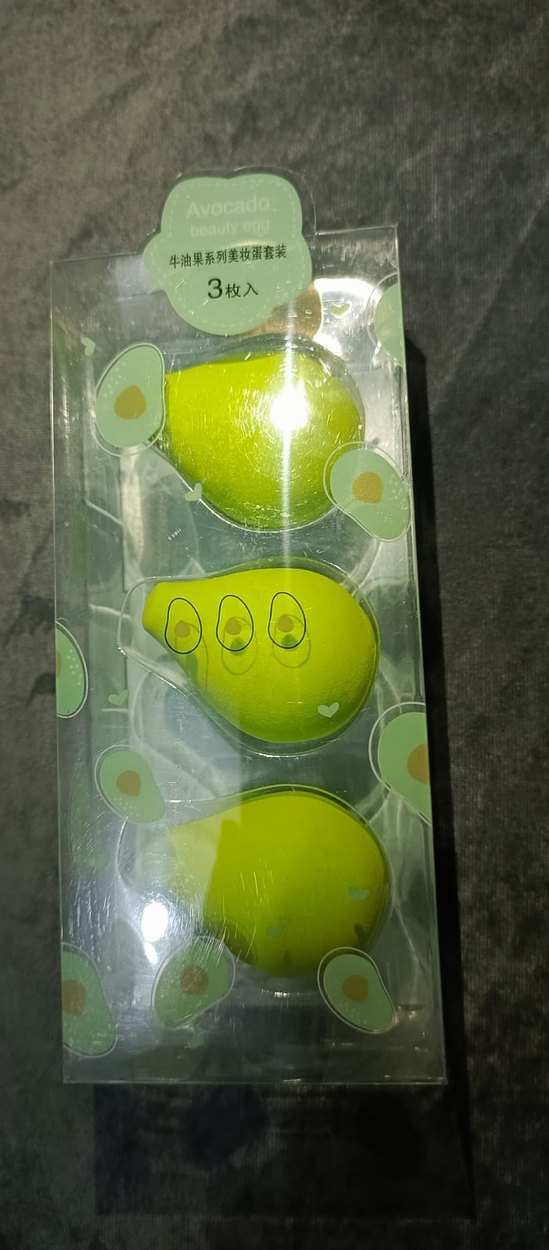 Pastel Yeşil Makyaj Süngeri 3'lü Set - Görsel 2