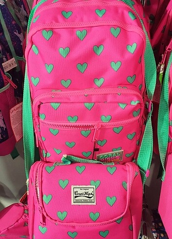 Coral high 3lü okul çantası 