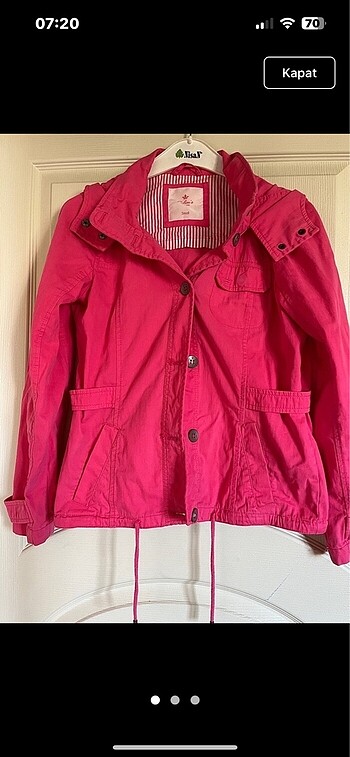 Pembe ceket
