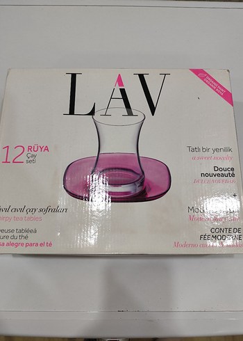 Lav Çay Bardağı Seti - Görsel 2