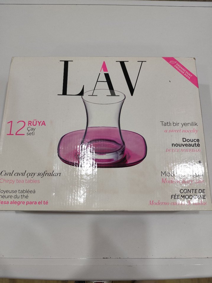 Lav Çay Bardağı Seti - Görsel 2