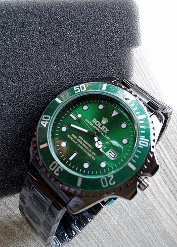 Yeşil Klasik Rock Punk Erkek Kol Saati - Görsel 6